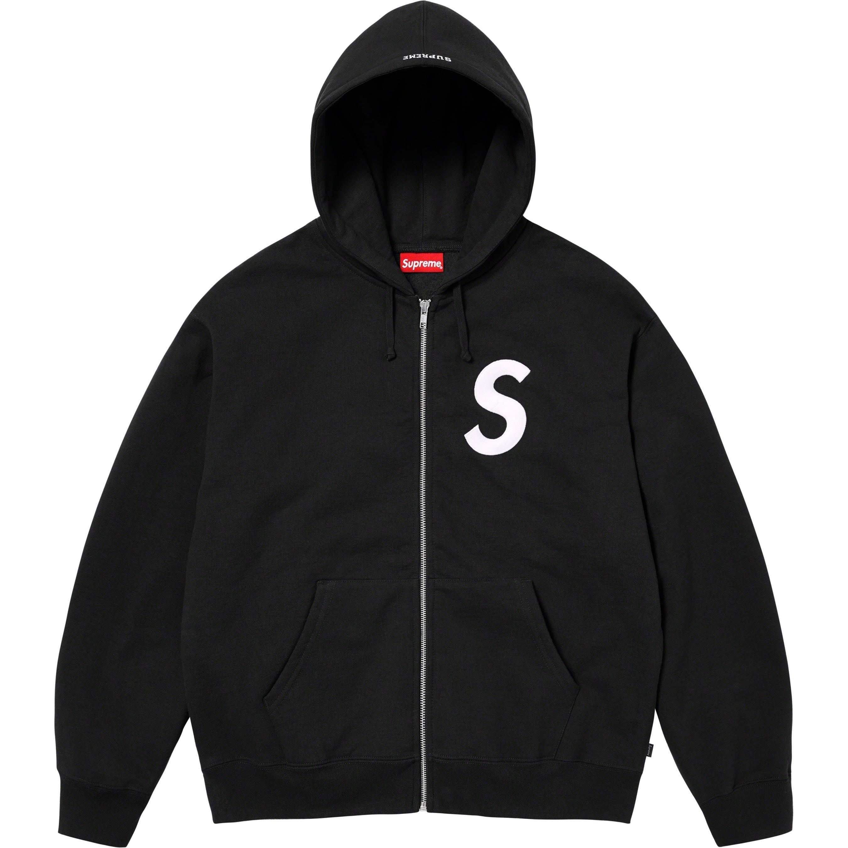 S Logo Zip Up Hooded Sweatshirt view 2